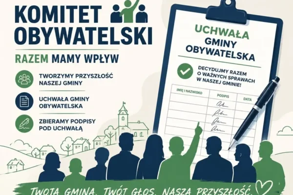 Zbiórka podpisów w Gryficach – przyjdź i wesprzyj inicjatywę