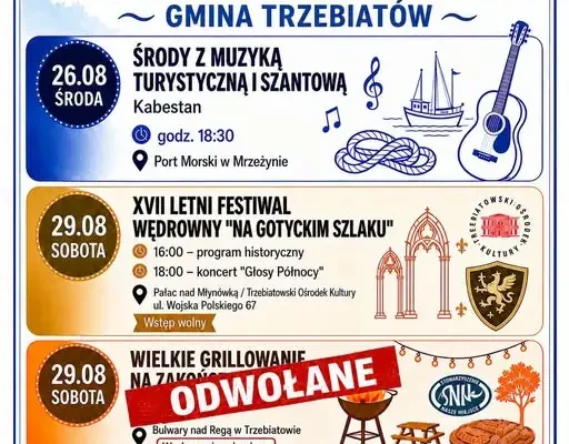 Weekend w Trzebiatowie: koncerty, festiwal i zwiedzanie z przewodnikiem