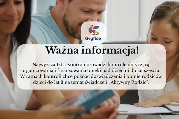 NIK pyta rodziców o świadczenia „Aktywny Rodzic” – ankieta dla mieszkańców Gryfic