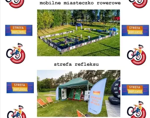 Rowerowa Akademia i Strefa Refleksu – rodzinny piknik w Trzebiatowie