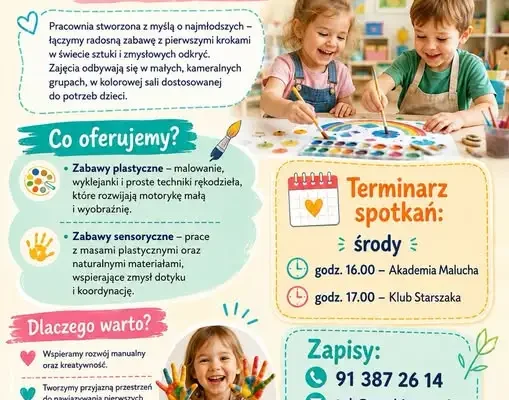 Akademia Malucha i Klub Starszaka – nowe zajęcia dla dzieci w Trzebiatowie