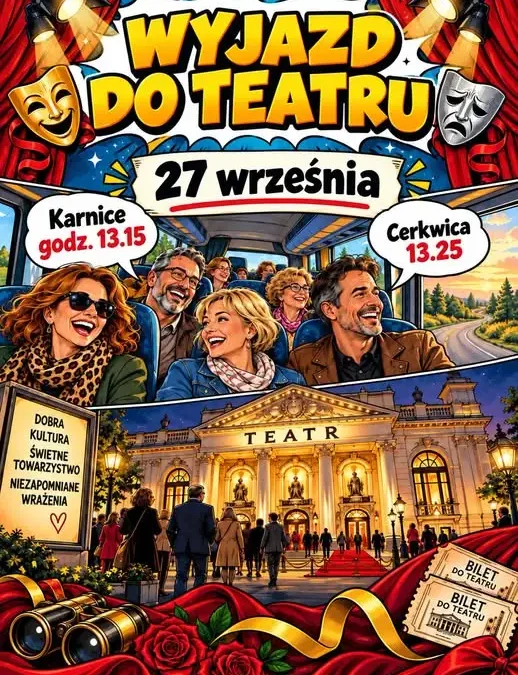 Wyjazd do teatru z Karnic i Cerkwicy – 27 września