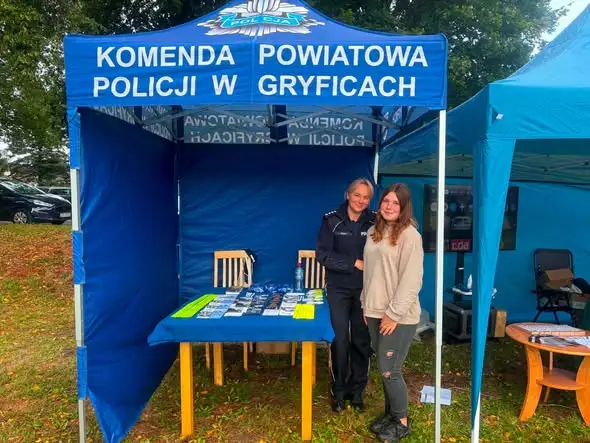 Dożynki w Brojcach: Policja promowała bezpieczeństwo wśród mieszkańców