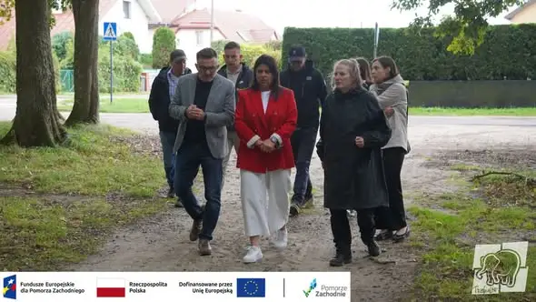 Park Miejski w Trzebiatowie przechodzi metamorfozę. Wykonawca już na placu budowy