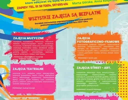 Artystyczny Trzebiatów – bezpłatne warsztaty dla dzieci i młodzieży