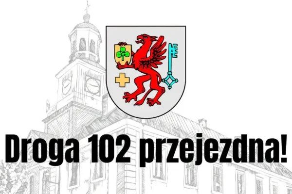 DW 102 Trzebiatów–Kołobrzeg znów przejezdna, ale to wciąż plac budowy