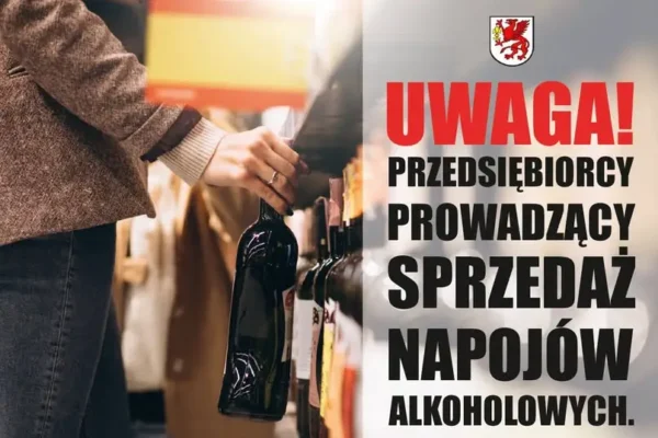 Przedsiębiorcy z gminy Gryfice: III rata opłaty za zezwolenia na alkohol do 30 września
