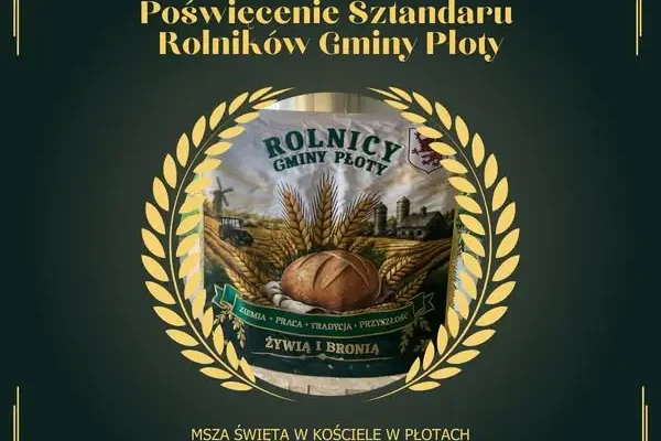 Dożynki Gminne w Słudwi z wyjątkowym akcentem – poświęcenie sztandaru rolników