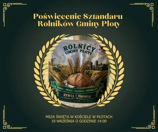 Dożynki Gminne w Słudwi z wyjątkowym akcentem – poświęcenie sztandaru rolników