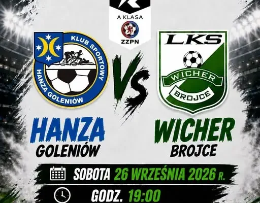 Wicher Brojce szuka przełamania w Goleniowie. Sobotni mecz z Hanzą