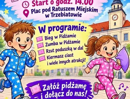 IV Trzebiatowski Bieg w Pidżamach – dziś o 14:00 na placu przy Ratuszu
