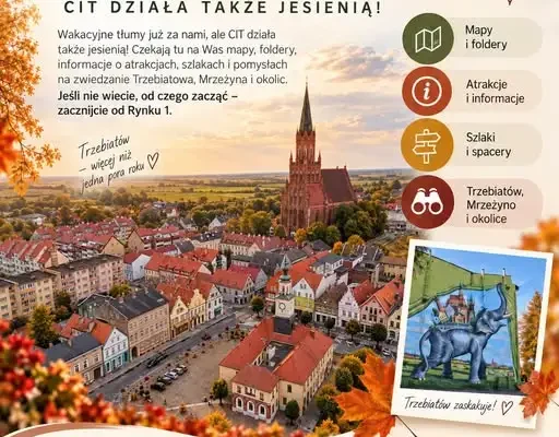 Centrum Informacji Turystycznej w Trzebiatowie działa także jesienią