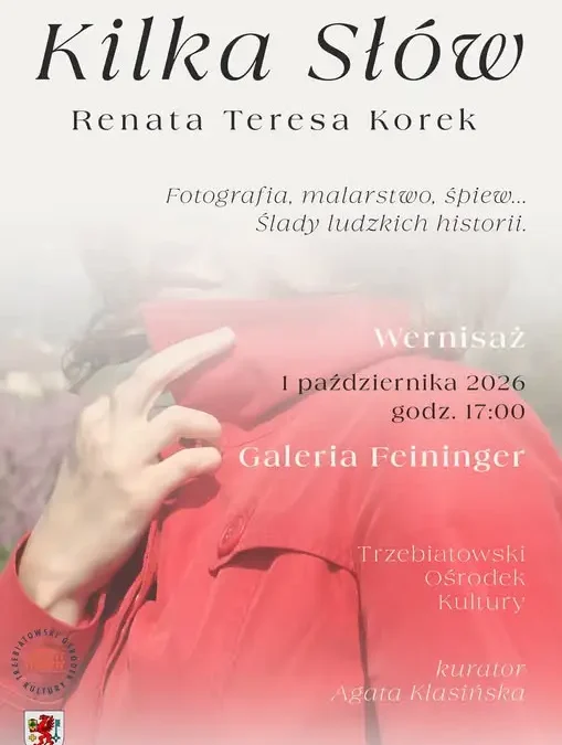 Wernisaż „Kilka słów” Renaty Teresy Korek w Galerii Feininger – już 1 października