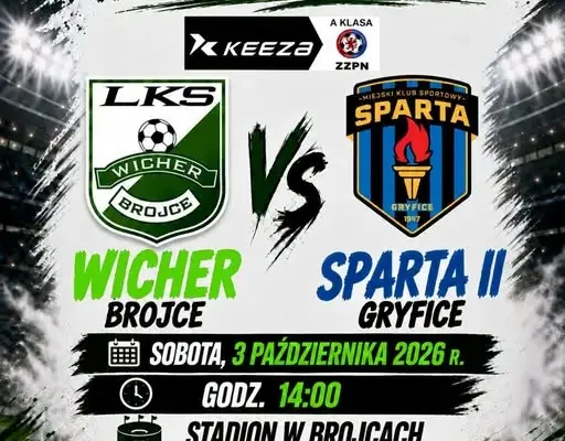 LKS Wicher Brojce walczy o pierwsze zwycięstwo – w sobotę mecz ze Spartą II Gryfice