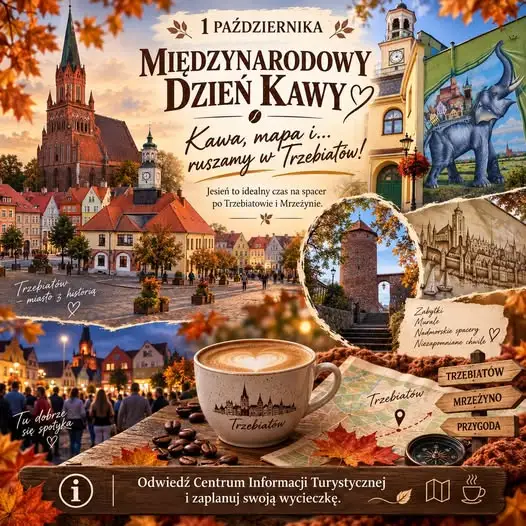 Międzynarodowy Dzień Kawy w Trzebiatowie – połącz spacer z dobrą kawą
